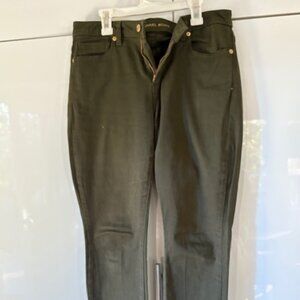 Michael Kors, Izzy Skinny, olive green jeans / pants